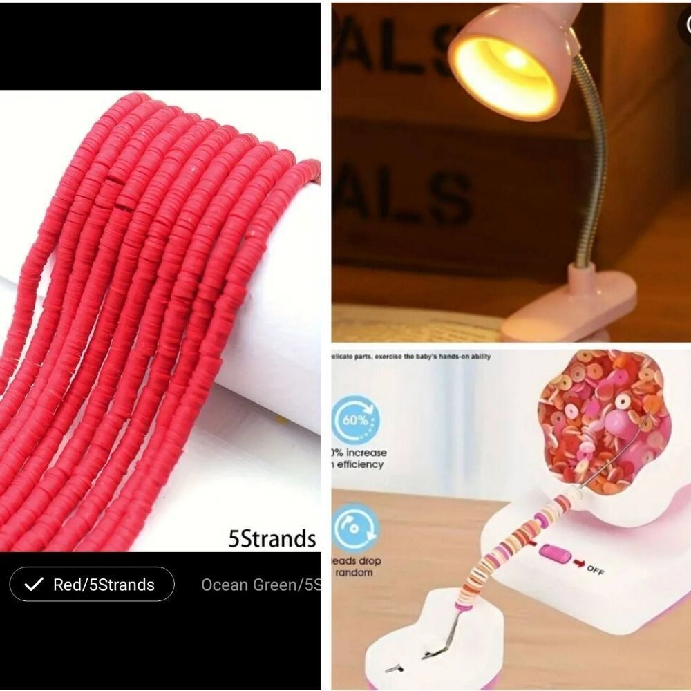 Electric bead stringing turntable for jewelry making bundle